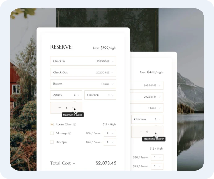 GuestDiary Booking Engine